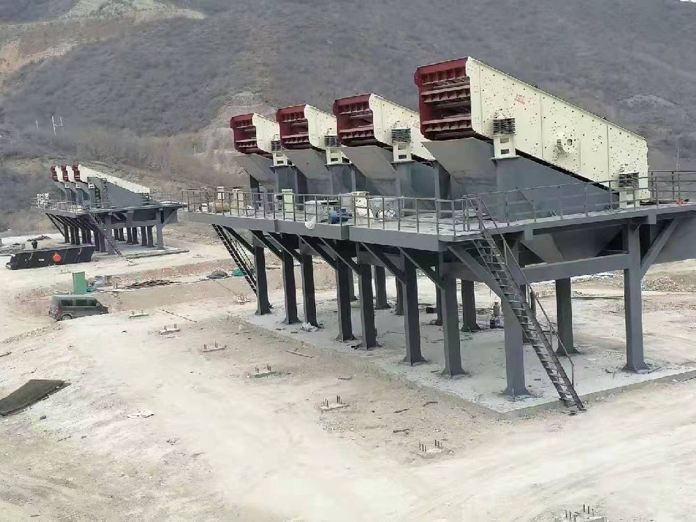 中瑞环保承建安徽绩溪砂石线生产现场